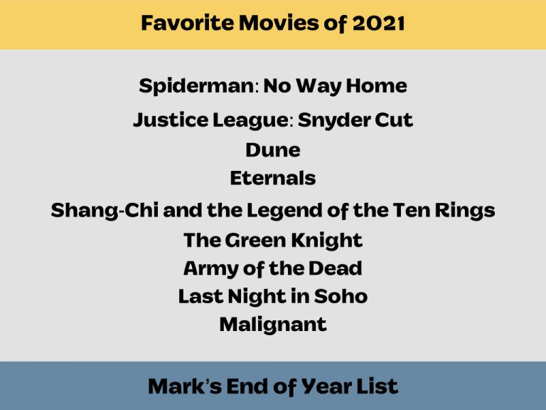 Mark’s 2021 End Of Year Lists - AskMark